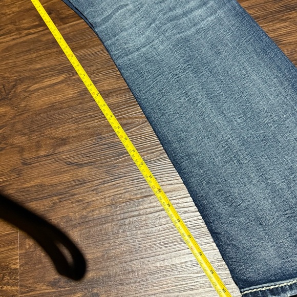 Rock Revival Dark Blue Denim Jeans Ander Straight - Picture 5 of 5